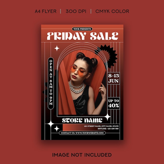 Friday Sale Flyer