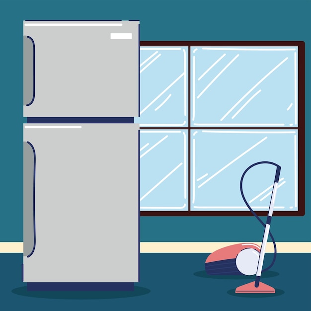 Vector fridge and vaccum appliance