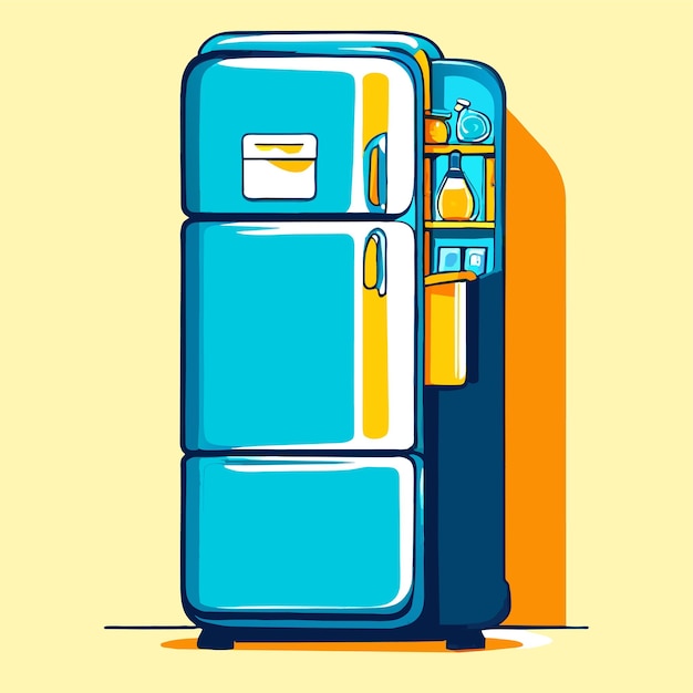 fridge vector illustration