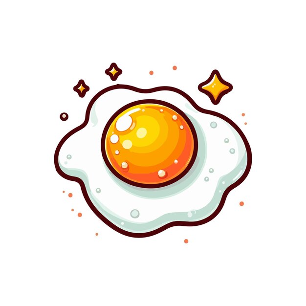 fried egg ai generated image