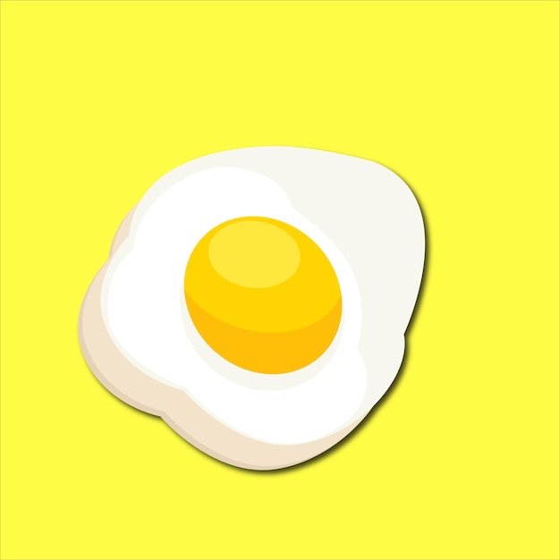 Fried Egg Illustration