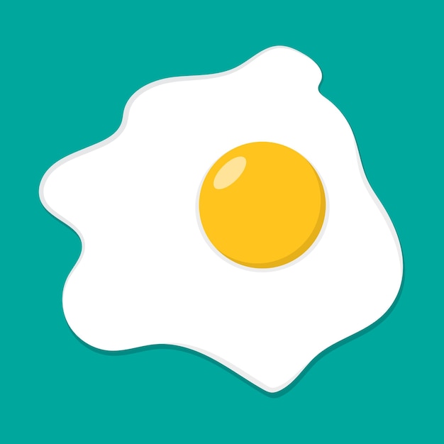 Fried Egg Vector illustration