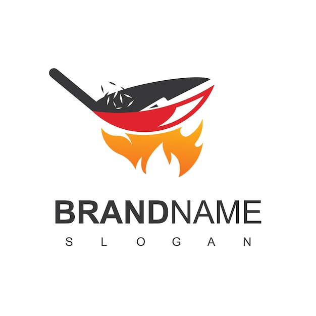 Fried Rice Restaurant Logo