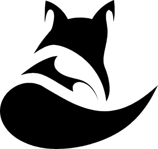 Friendly fox vector icon design