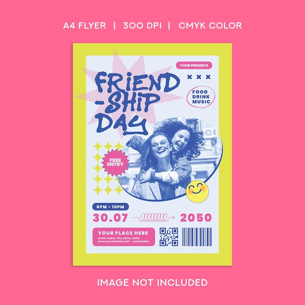friendship day flyer
