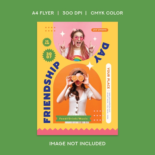 friendship day flyer