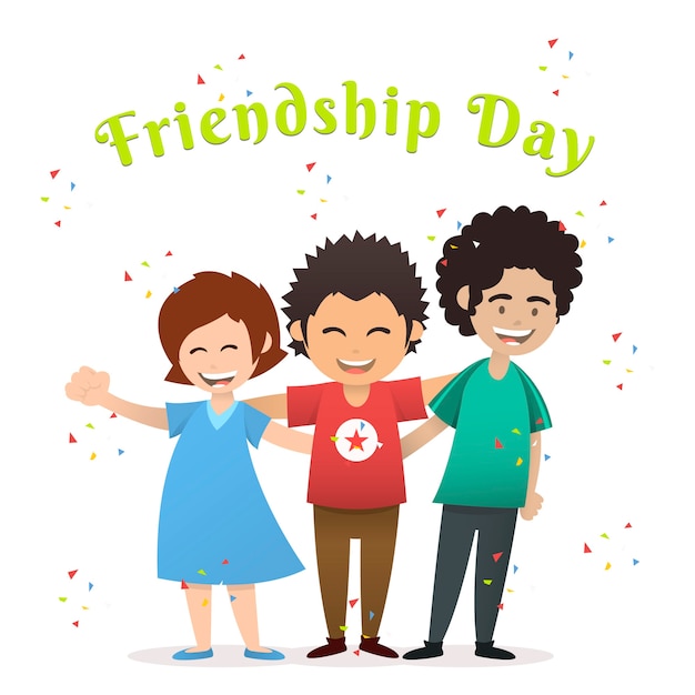 Friendship day illustration