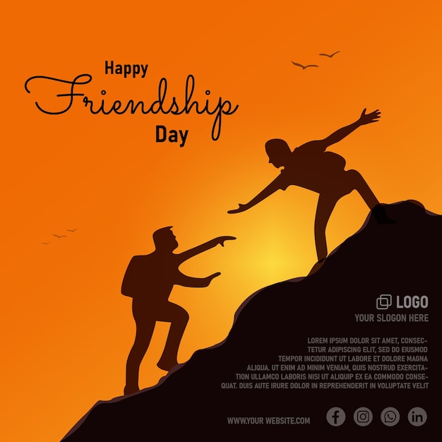 Friendship day Insta Branding Post Design