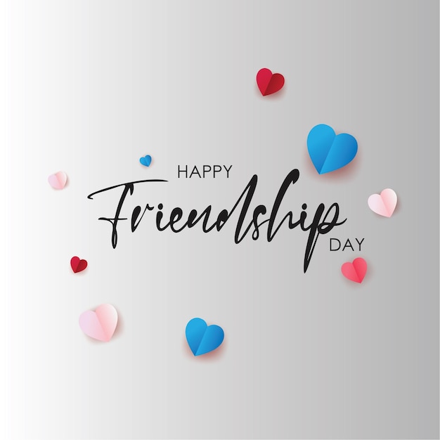 Vector friendship day international