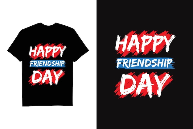 Friendship day quotes tshirts design