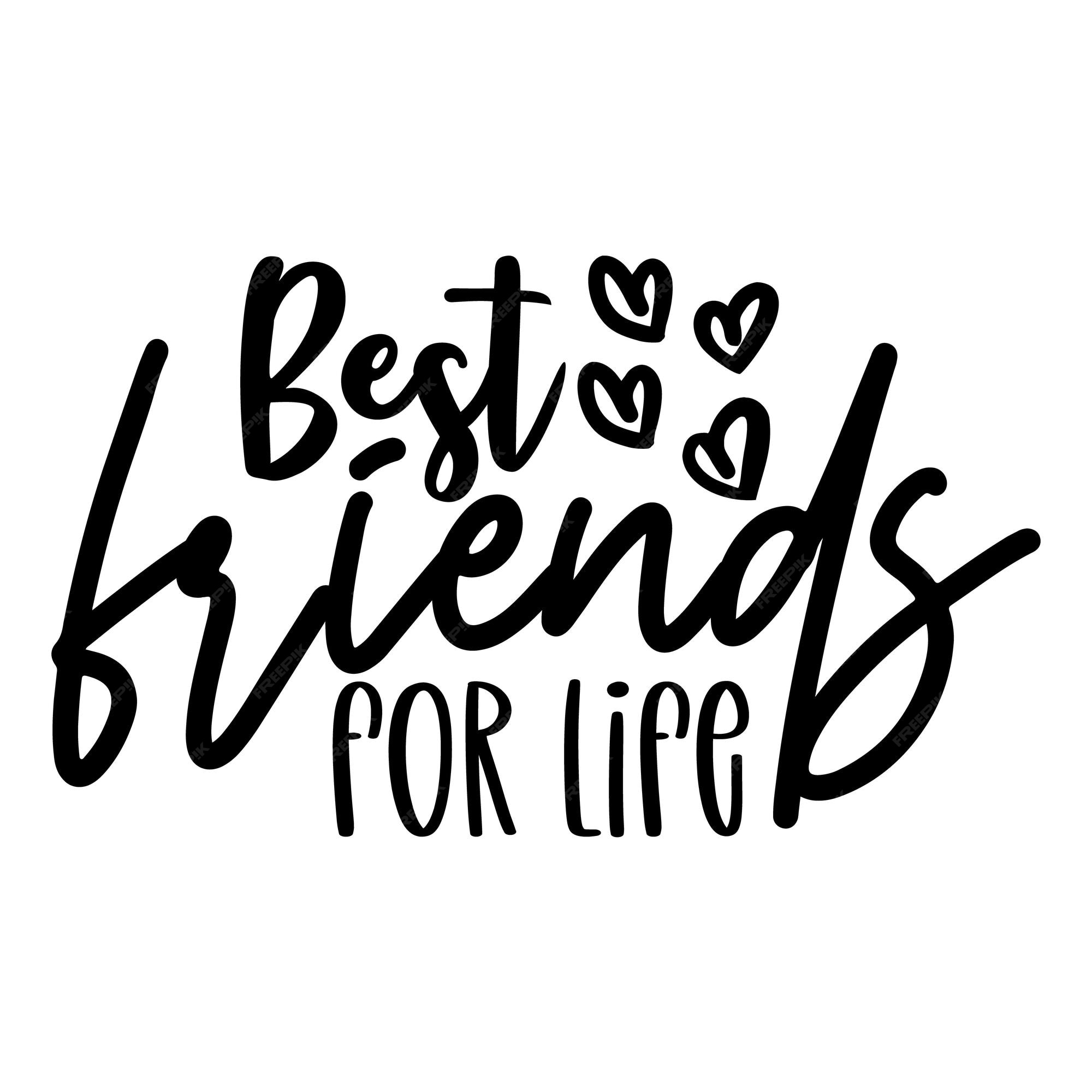 cute friendship quotes black and white