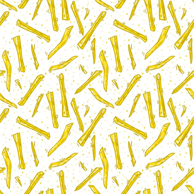 Vector fries background