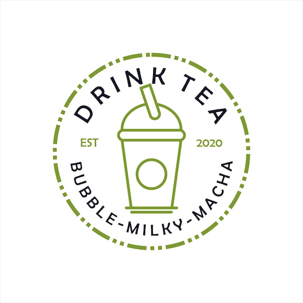 Frisdrank bubble tea cup vector