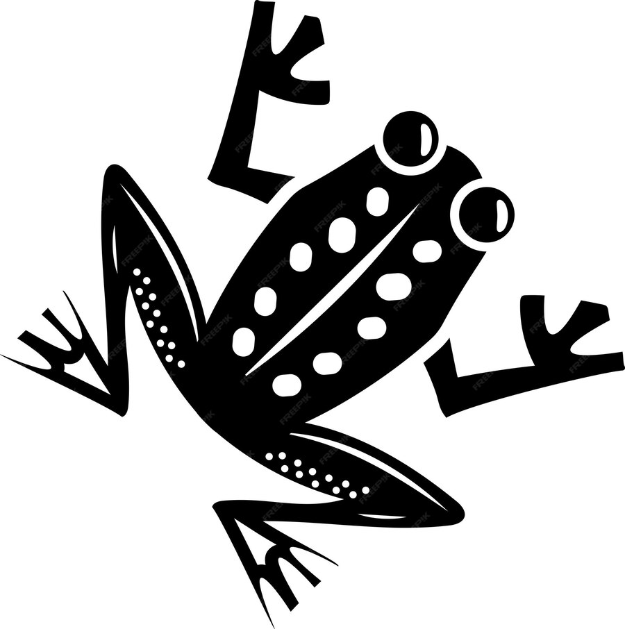 Premium Vector | Frog legs concept tailless amphibians vector design