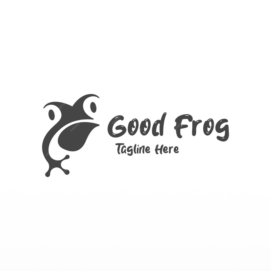 Premium Vector | Frog logo design concept simple frog silhouette logo ...