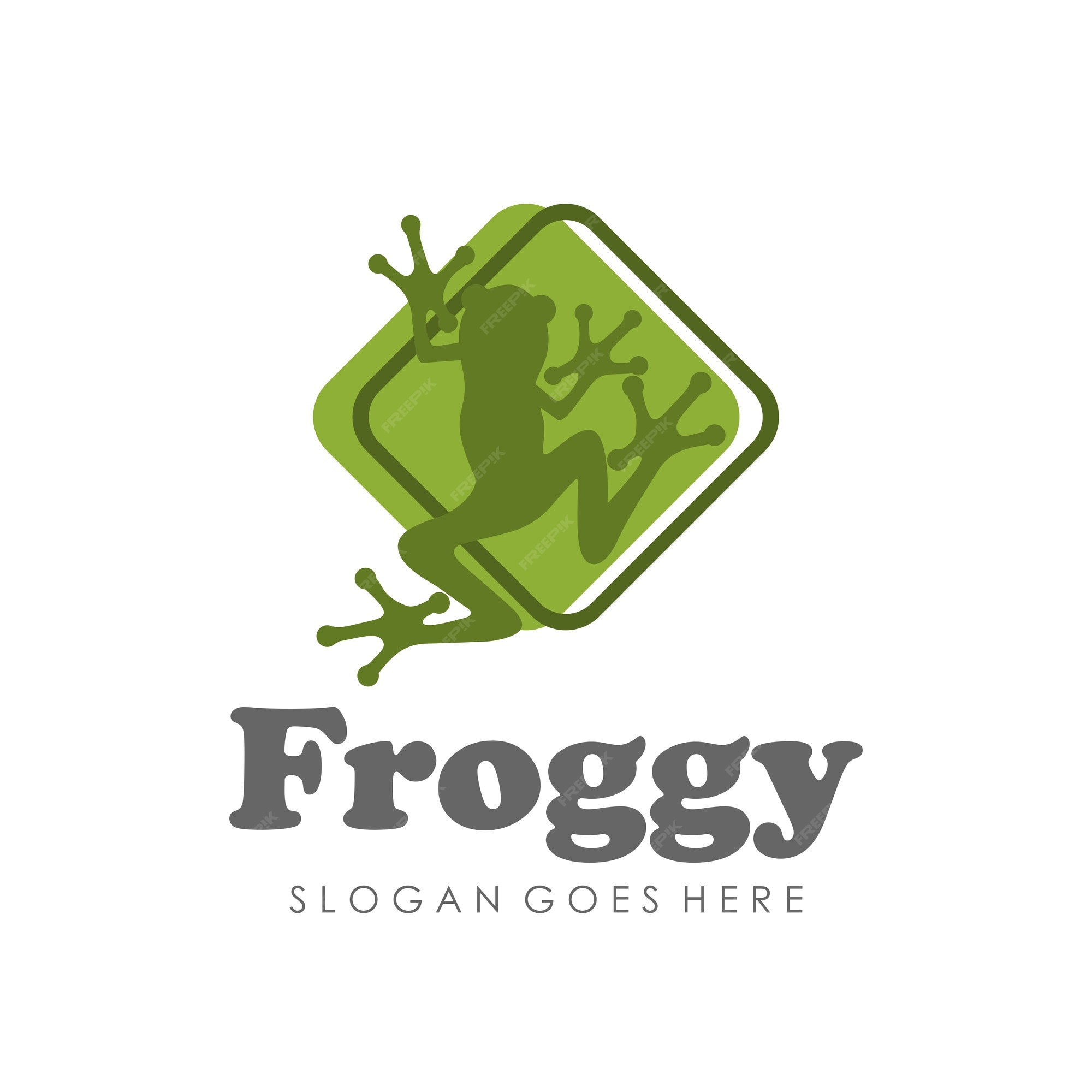 Premium Vector | Frog logo/icon design template