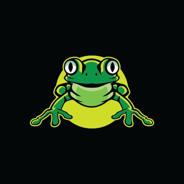 Frog mascot logo