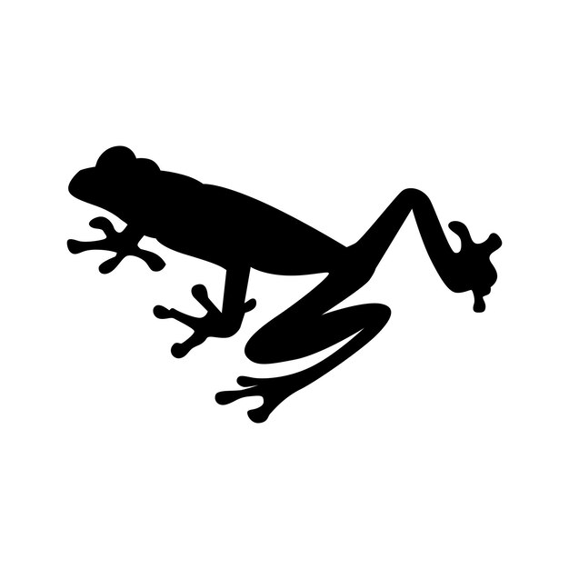 Vector frog shape icon