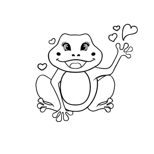 Frog Svg Frogs Silhouette vector