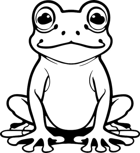 Vector frog vector illustration 2