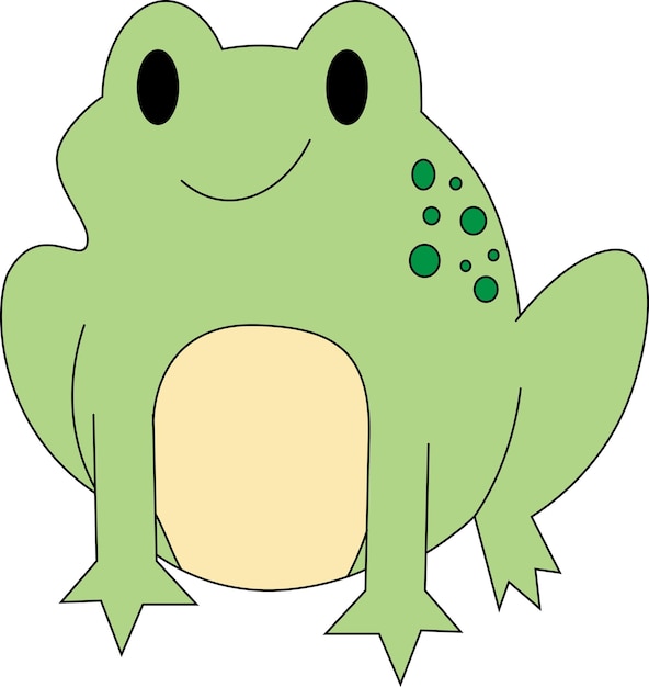 Vector frog.