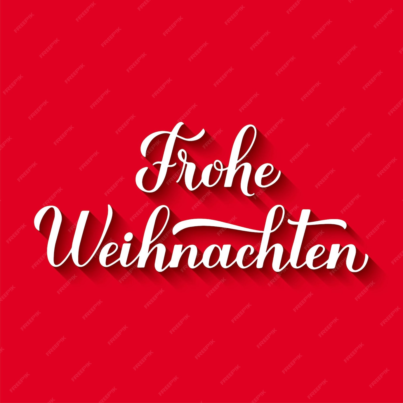 Premium Vector Frohe weihnachten calligraphy hand lettering with