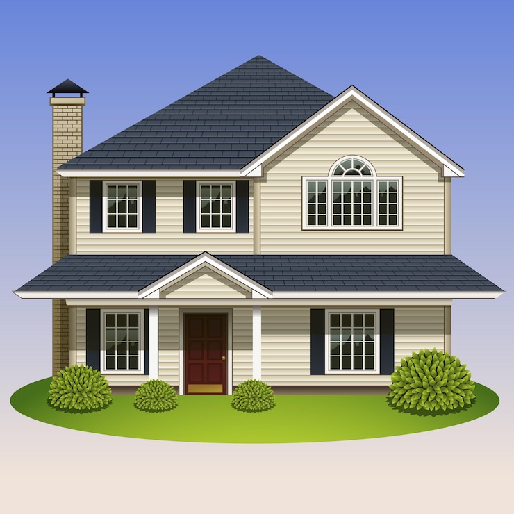वेक्टर front design home vector icon 5