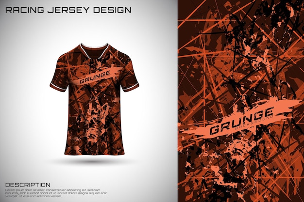 Дизайн передней гоночной рубашки спортивный дизайн для гонок на велосипеде. джерси игровой вектор