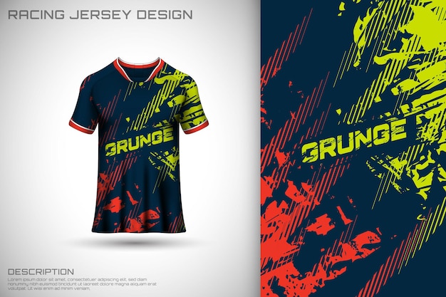 Premium Vector | Mock up background for sports jerseys, race jerseys ...