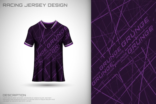 Front racing shirt design Sports design for racing cycling jersey game vector