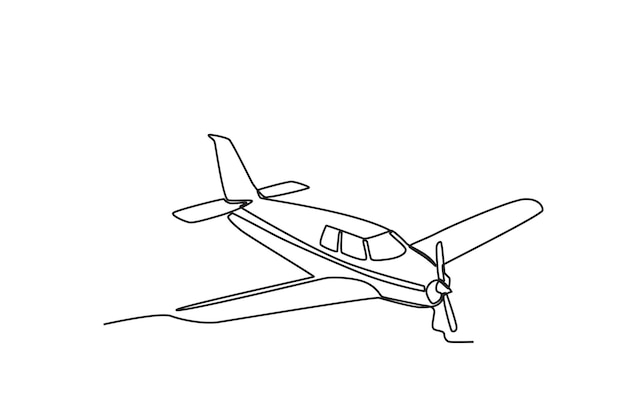 ビンテージ航空機のフロントビュー ビンテジ航空機のオンライン図