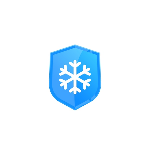 Vector frost resistant cold resistance icon