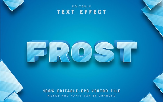 Frost teksteffect