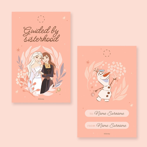 Frozen Lovely Gift Tag
