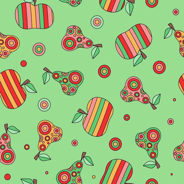 Fruit abstract pattern