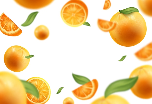Fruit achtergrond in realistische stijl
