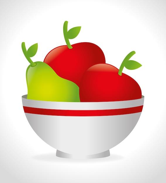 Vector fruit design