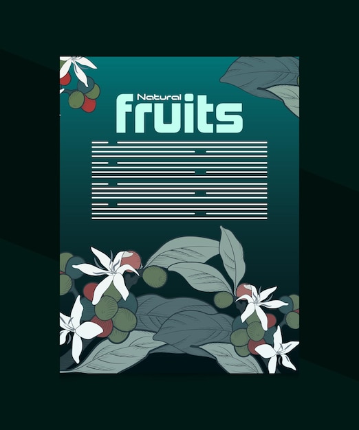 fruit flyer ontwerp