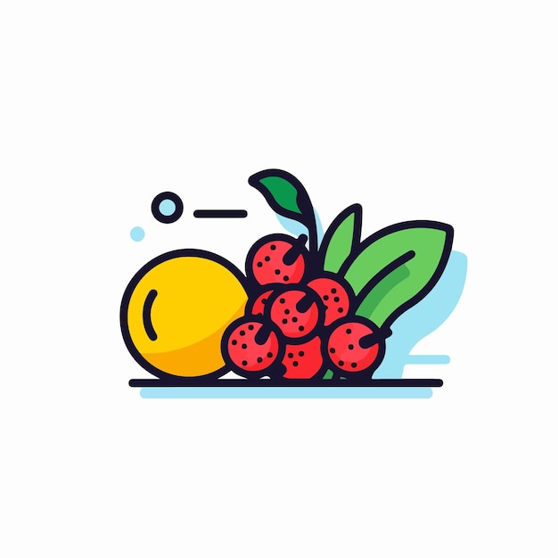 A fruit icon with a yellow fruit on it