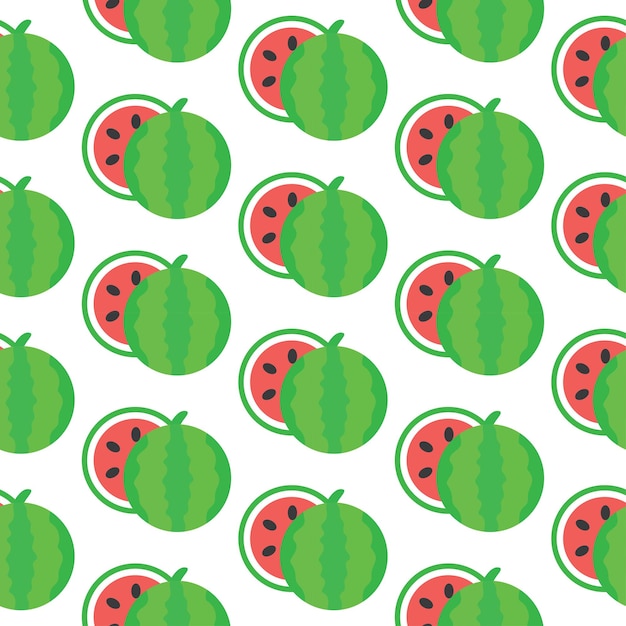 Vector fruit illustration pattern