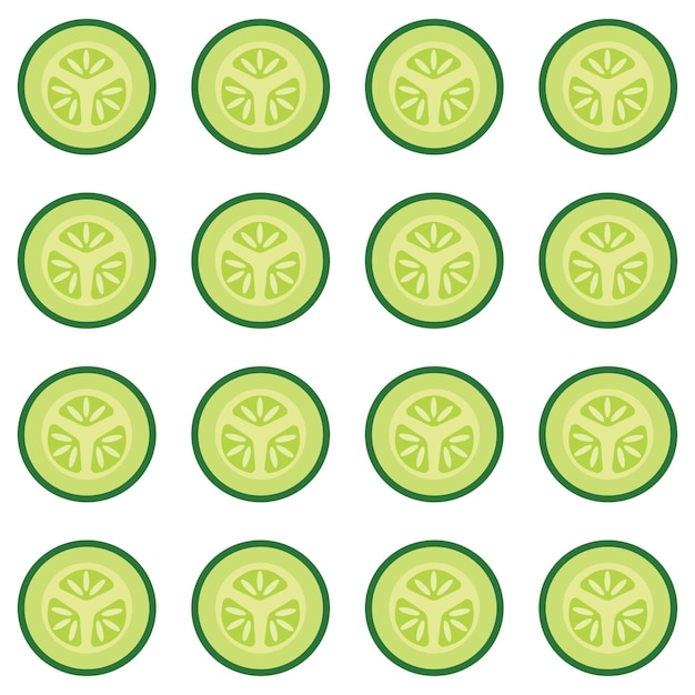 Vector fruit illustration pattern