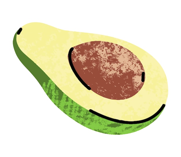 fruit illustrations simple illustration in abstract flat outline drawing style healthy food