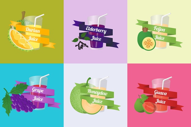 Fruit Juice Vector