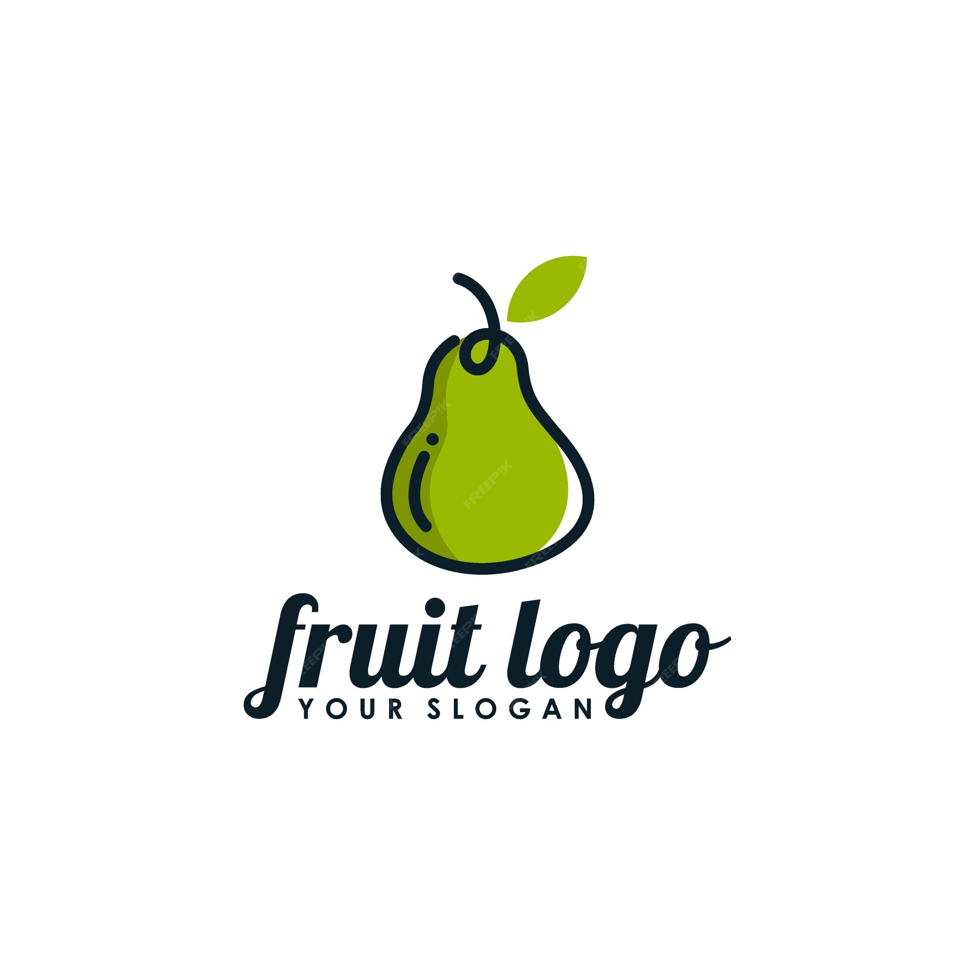 Logo fruits. B with Fruits logo.