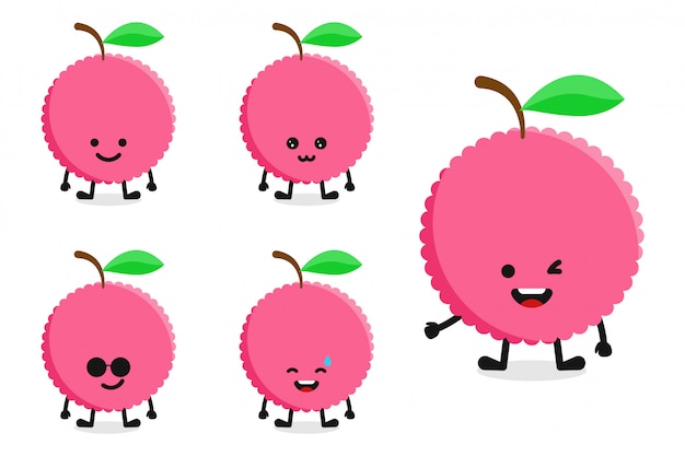 Fruit lychee character set