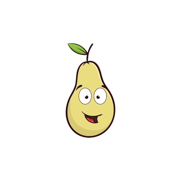 Fruit mascotte cartoon afbeelding