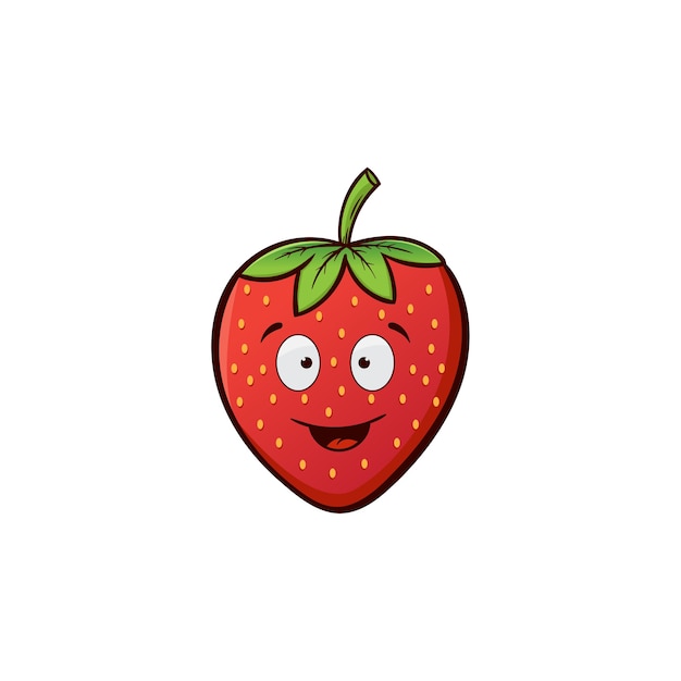 Fruit mascotte cartoon afbeelding