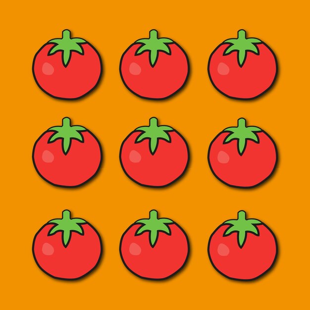 Set di modelli di frutta