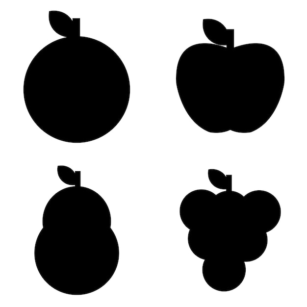 Fruit silhouet 1