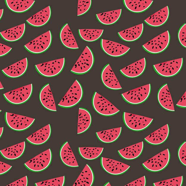 Fruit vector pattern colorful